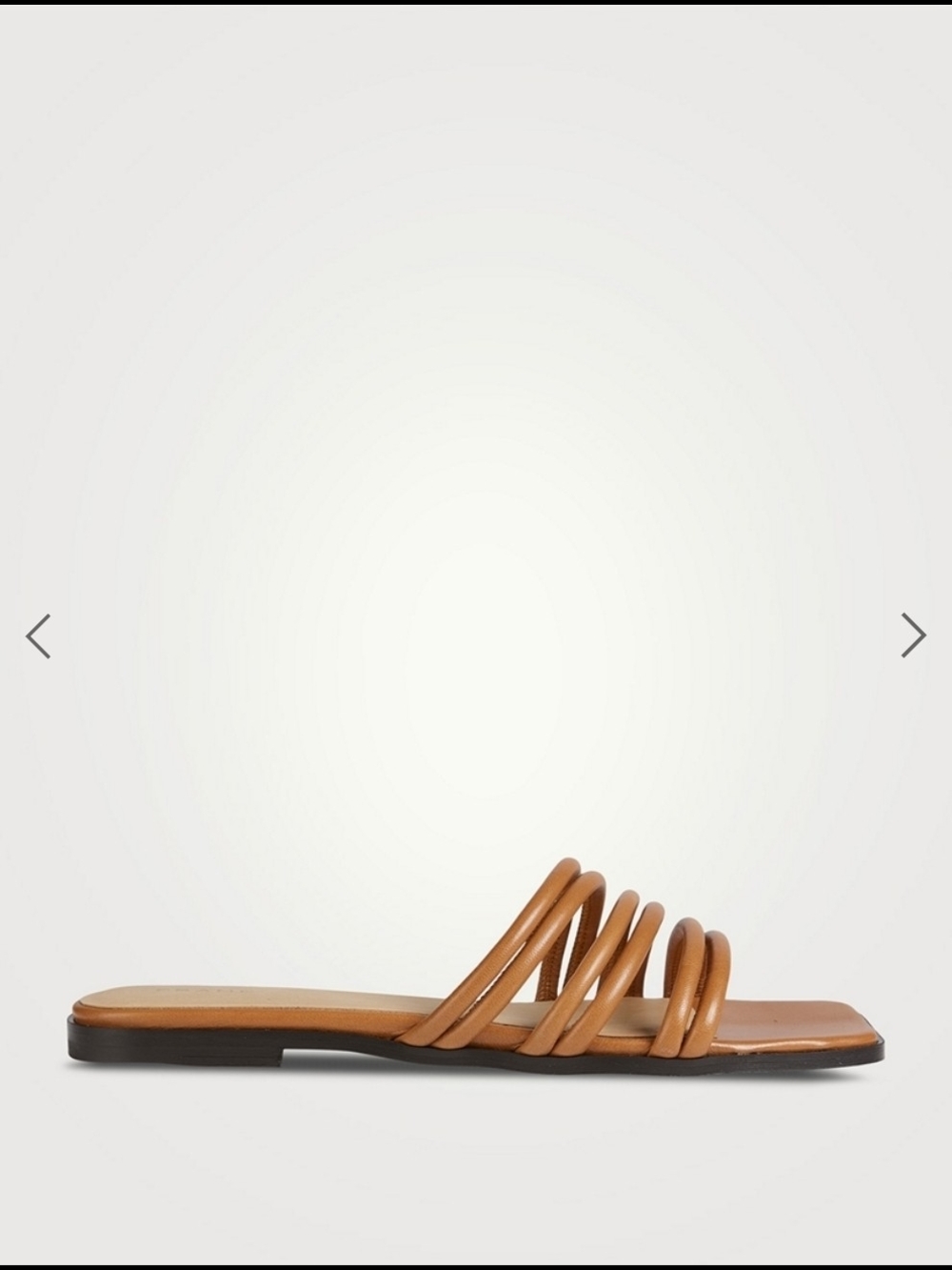 Frame Denim Women's Tan Multi-Strap Slide Sandals